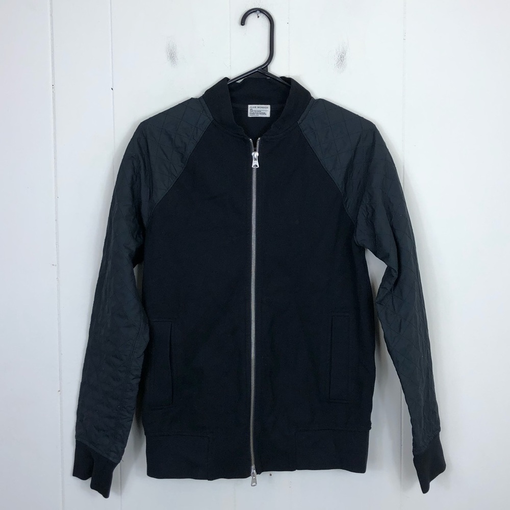 Club Monaco Panelled Bomber Jacket Sz‎ XS